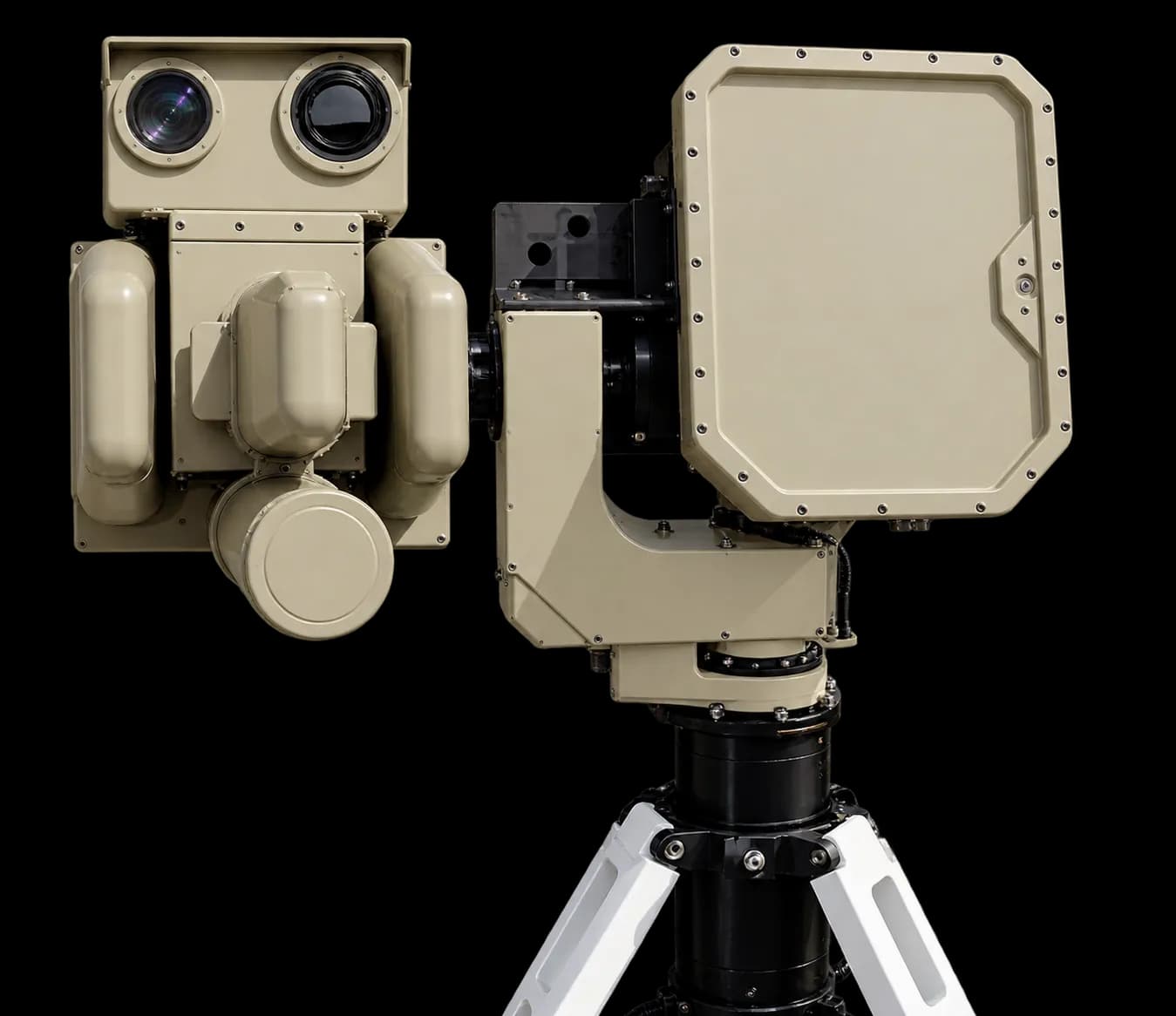 Sistema contra-UAS con radar, sensor óptico e inhibidor