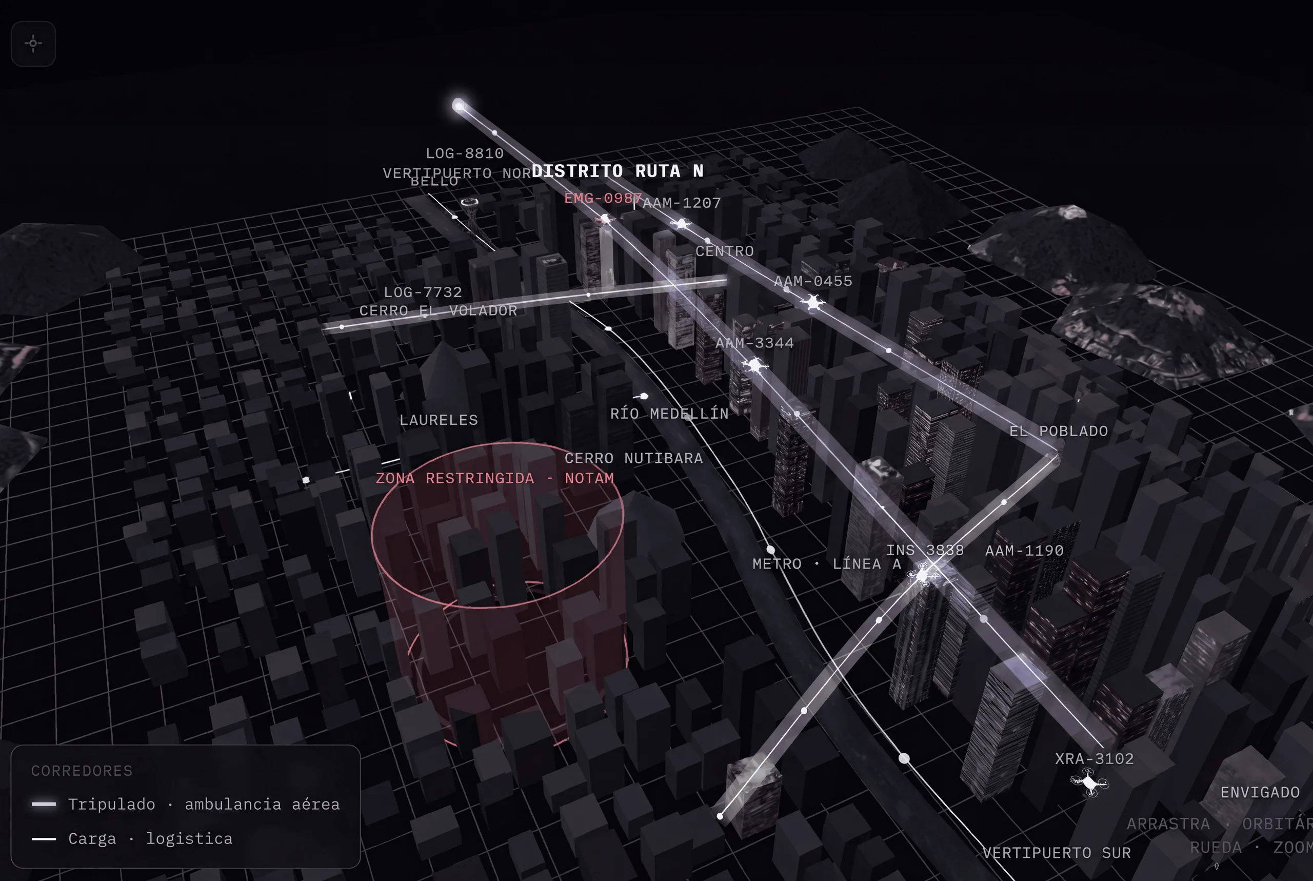 Aerovías inteligentes para smart cities